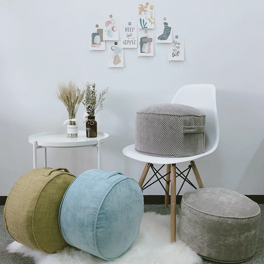 Living Room Furniture Ottoman Lazy Sofa Beanbags  Leisure Pouf